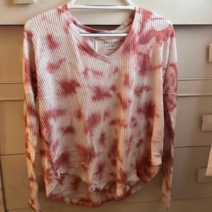 Pink tie-dye Aeropostale long-sleeve